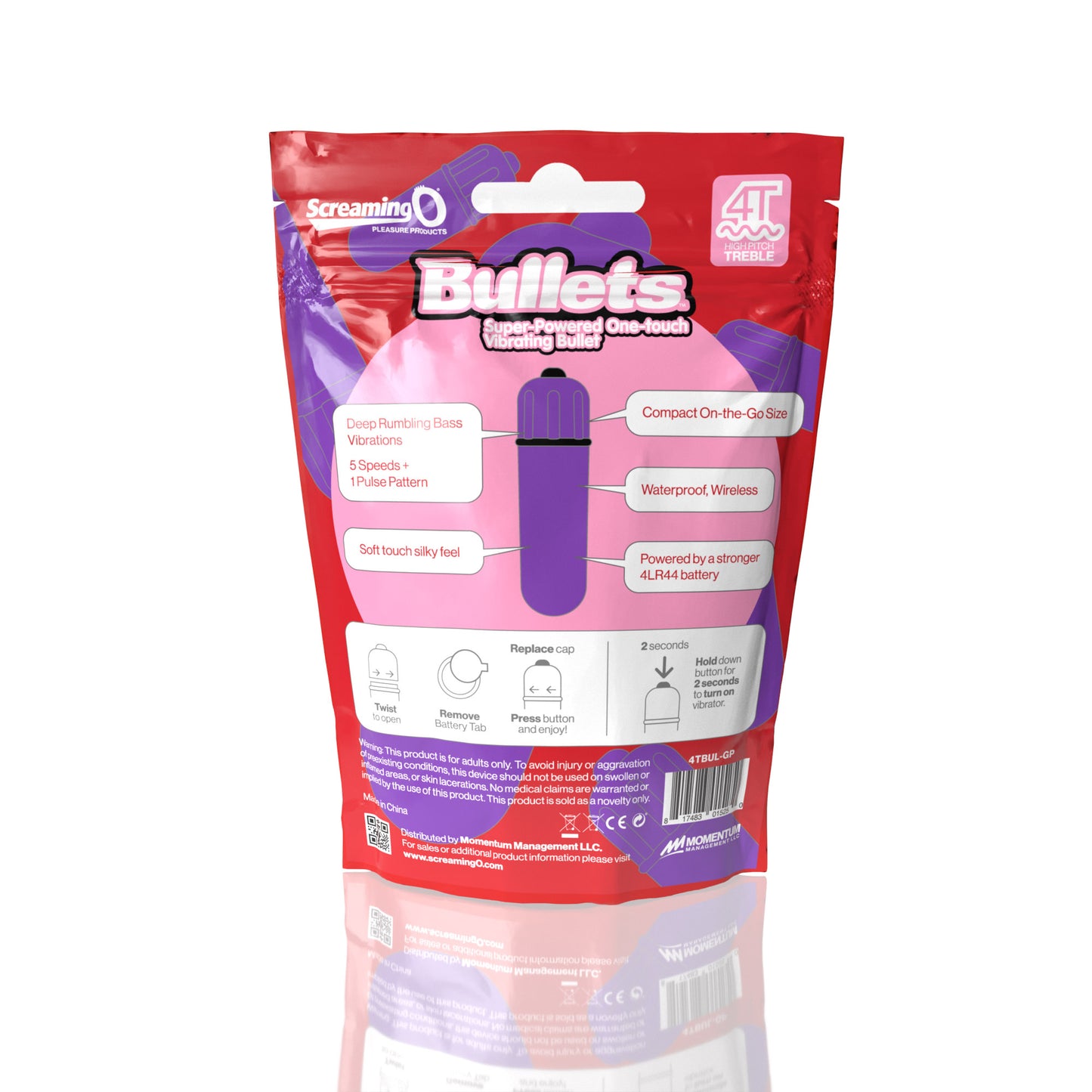 Screaming O 4T Bullet - Grape ScreamingO Vibrator