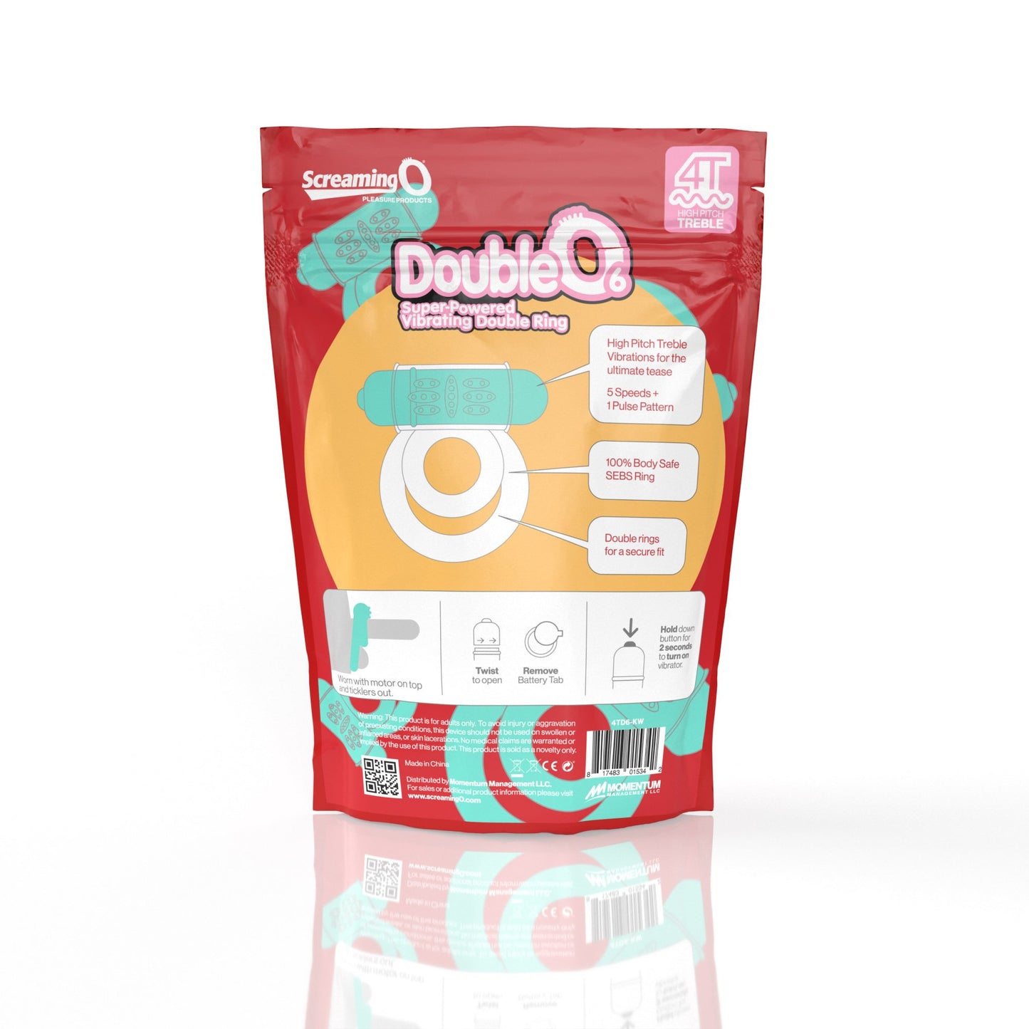 Screaming O 4T DoubleO 6 - Kiwi ScreamingO Cock Ring