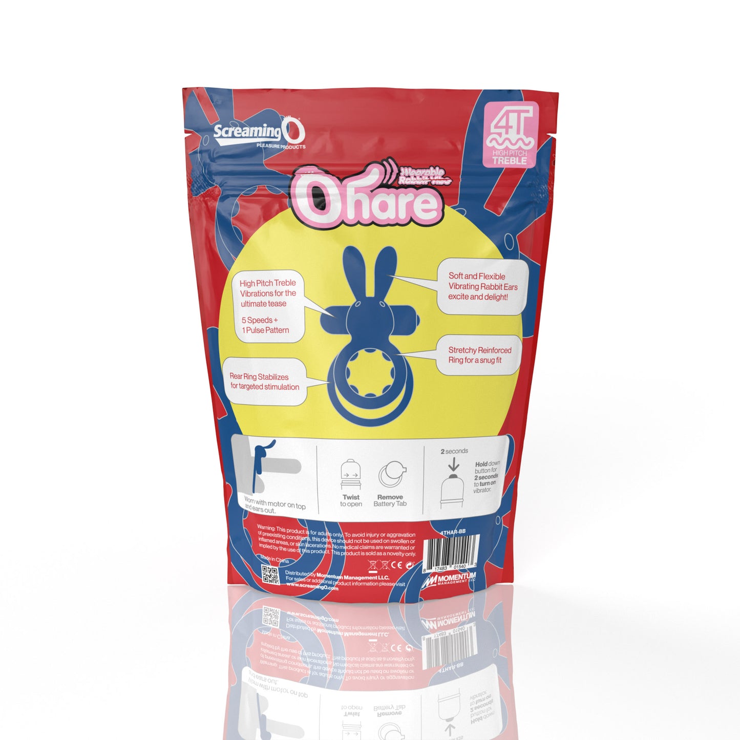 Screaming O 4T Ohare - Blueberry ScreamingO Cock Ring