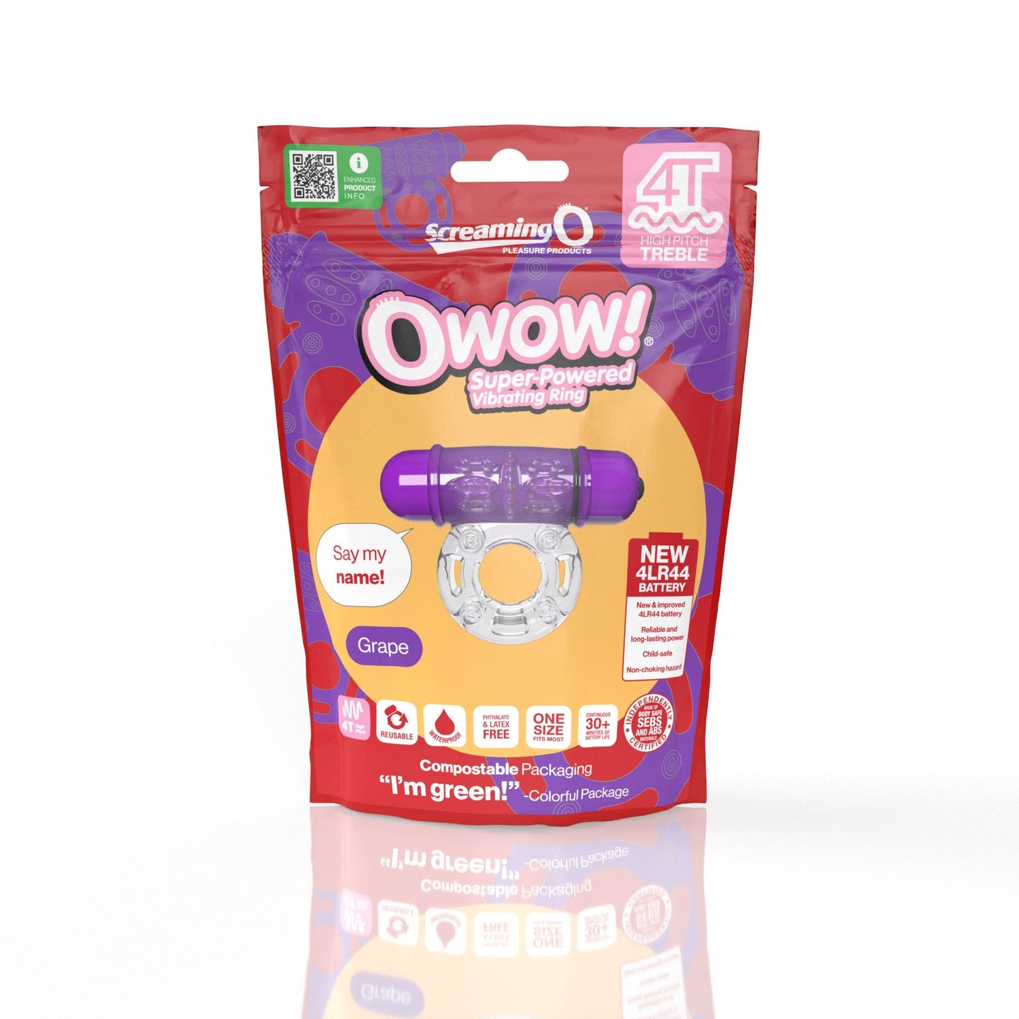 Screaming O 4T Owow - Grape ScreamingO Cock Ring