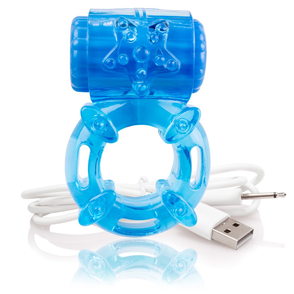 Charged Big O - Blue ScreamingO Cock Ring