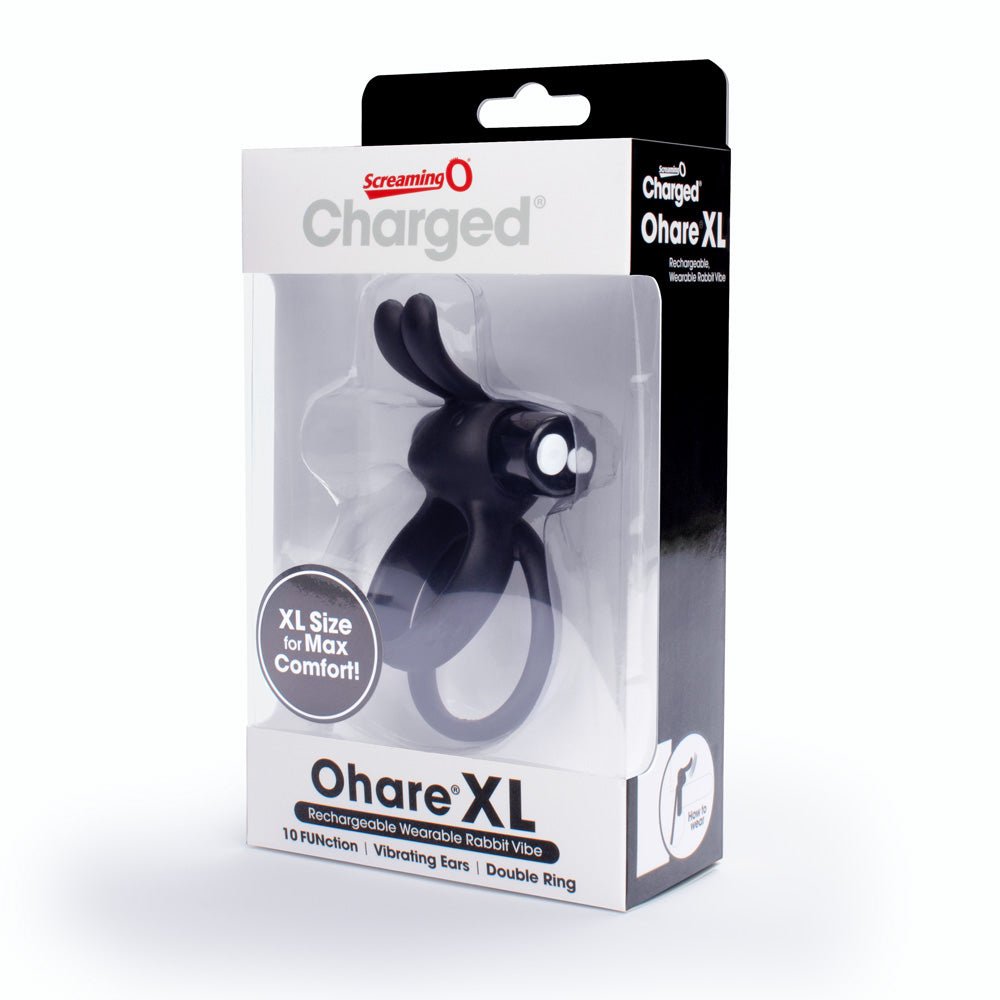 Charged Ohare XL Black ScreamingO Cock Ring