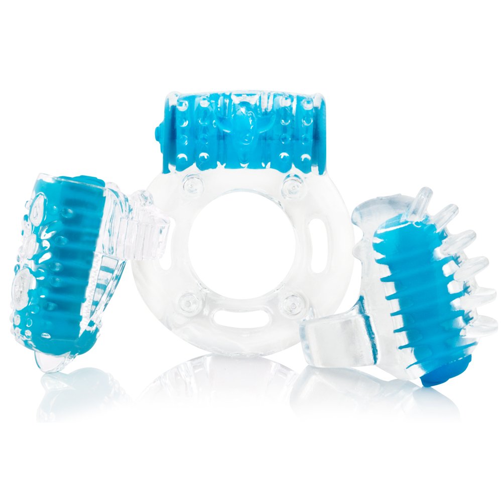 Vibroman - Blue ScreamingO Cock Ring