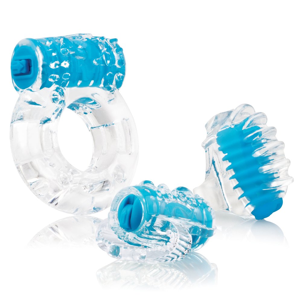 Vibroman - Blue ScreamingO Cock Ring