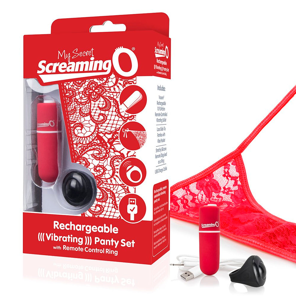 My Secret Charged Remote Control Panty Vibe - Red – ScreamingO Australia