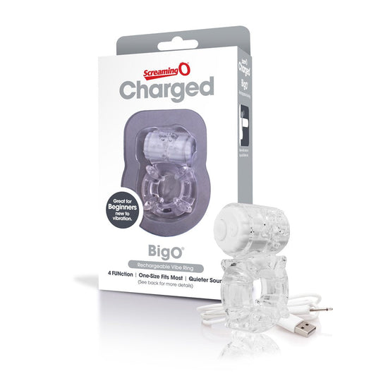 Charged Big O - Clear ScreamingO Cock Ring