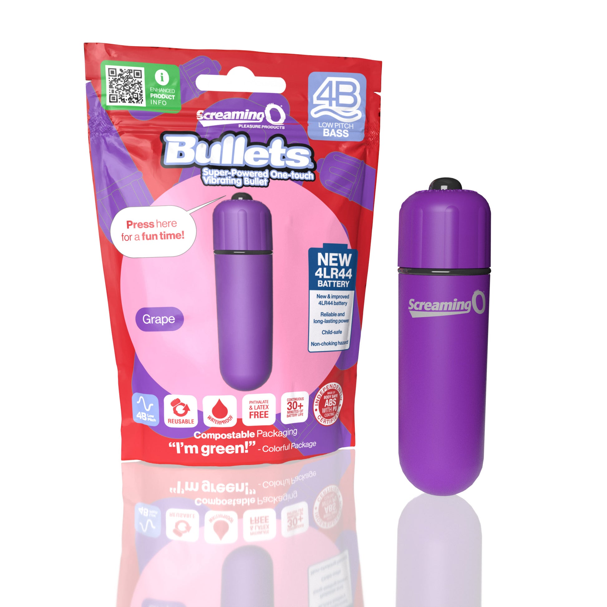 Screaming O 4B Bullet - Grape ScreamingO Vibrator ScreamingO Australia Screaming O 4B Bullet - Grape ScreamingO Vibrator ScreamingO Australia