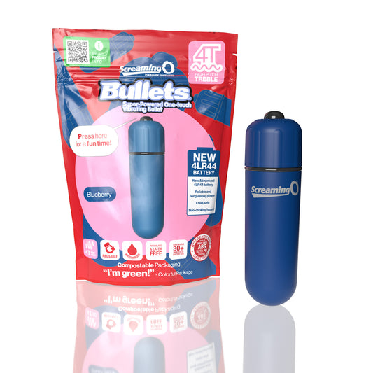 Screaming O 4T Bullet - Blueberry ScreamingO Vibrator