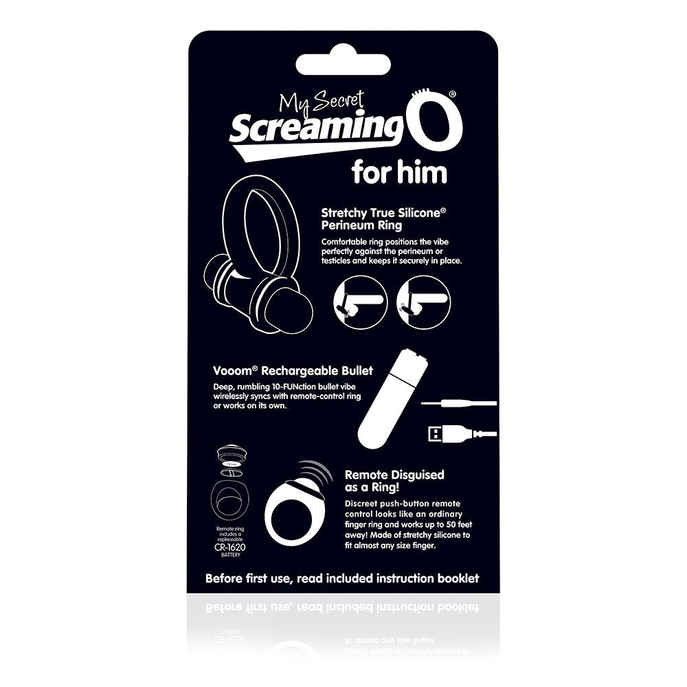 MY SECRET SCREAMING O® BULLET AND RING FOR HIM