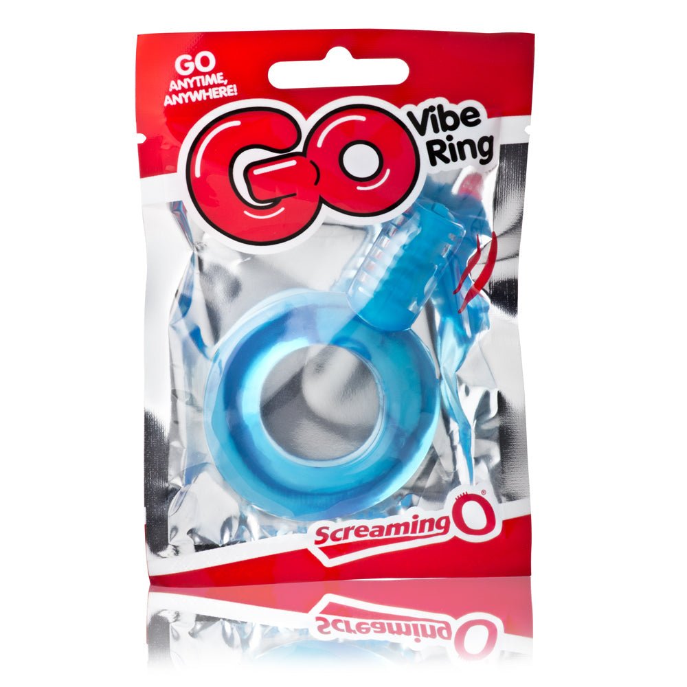 Go Vibe - Blue ScreamingO Cock Ring