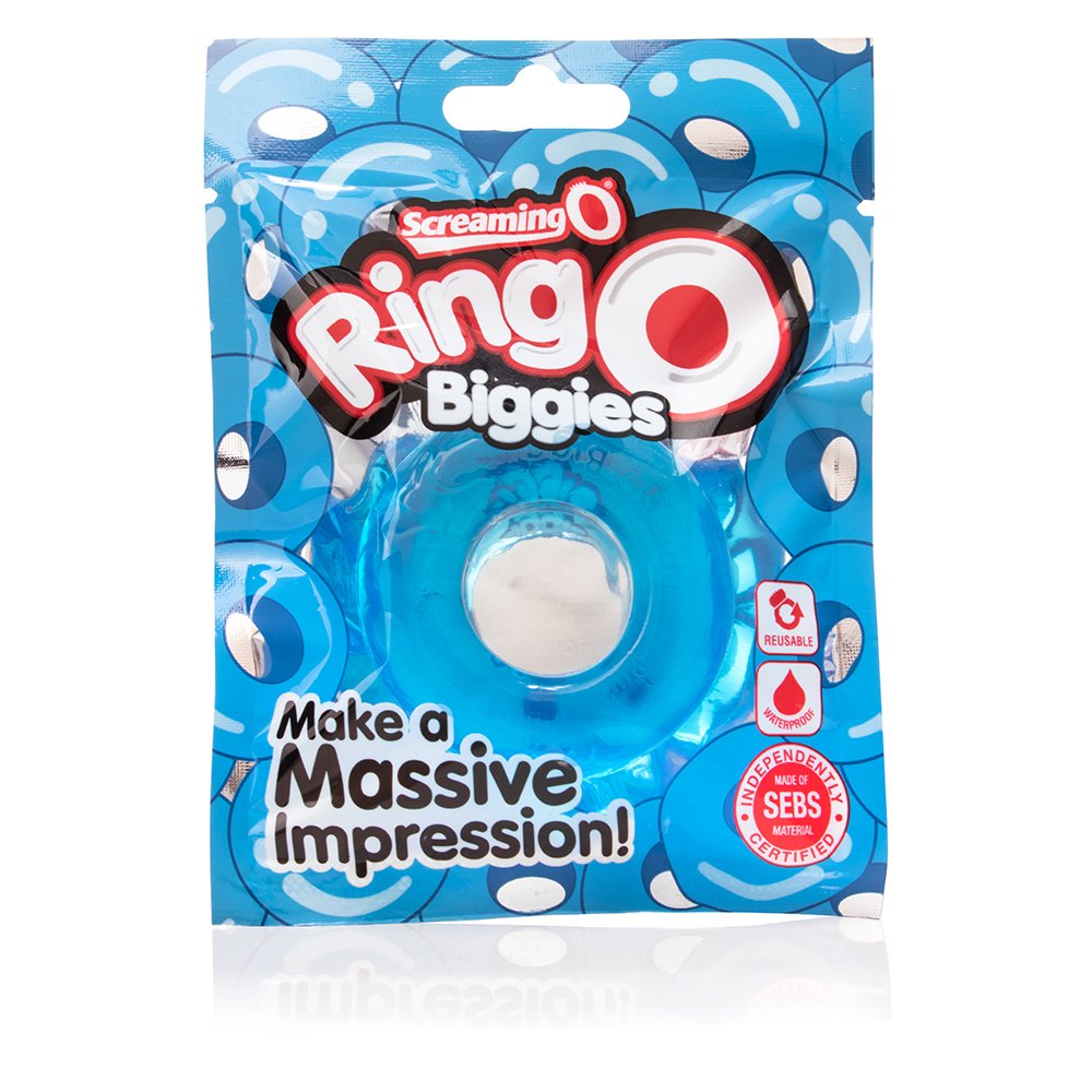 RingO Biggies - Blue ScreamingO Cock Ring