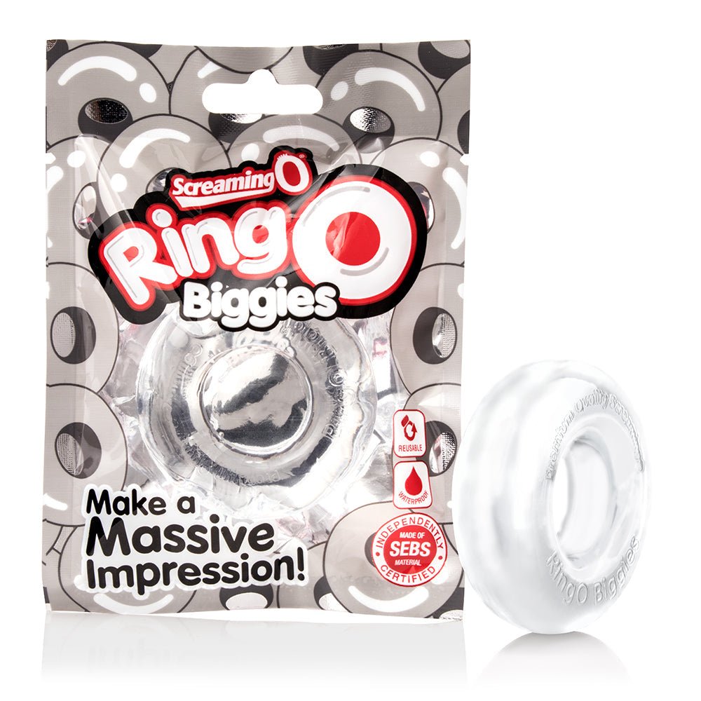 RingO Biggies - Clear ScreamingO Cock Ring – ScreamingO Australia